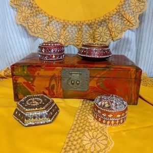 Jewelry and Trinket Box Set